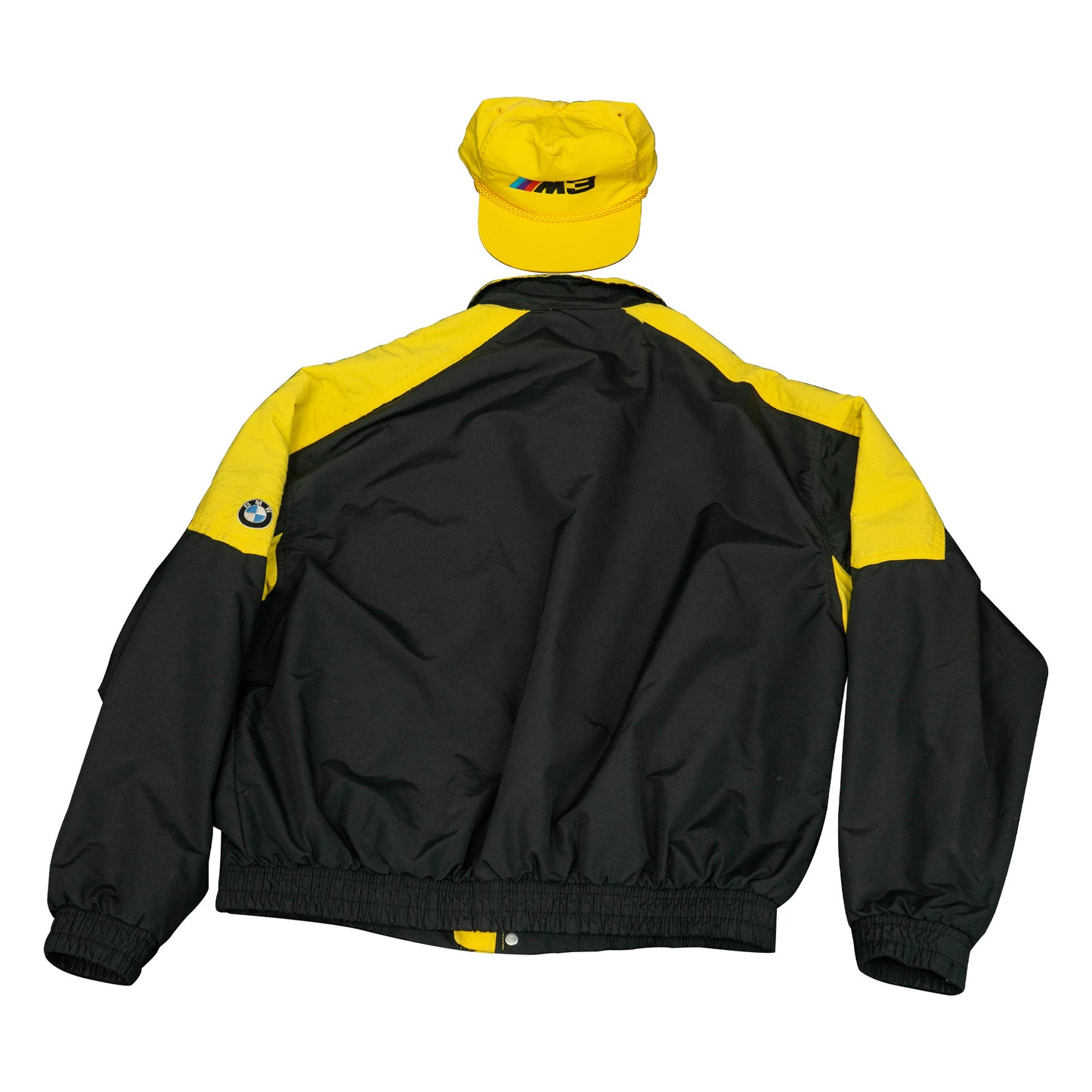 Showroom Autoworks BMW Dakar Yellow M3 Jacket Hat Combo