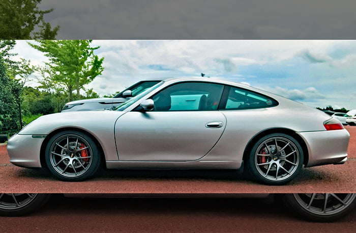 BBS RI-A - 18x8.5 / 18x10 / 5x130 - Matte Graphite (Porsche 996 NB / Carrera Fitment) *Set of 4*