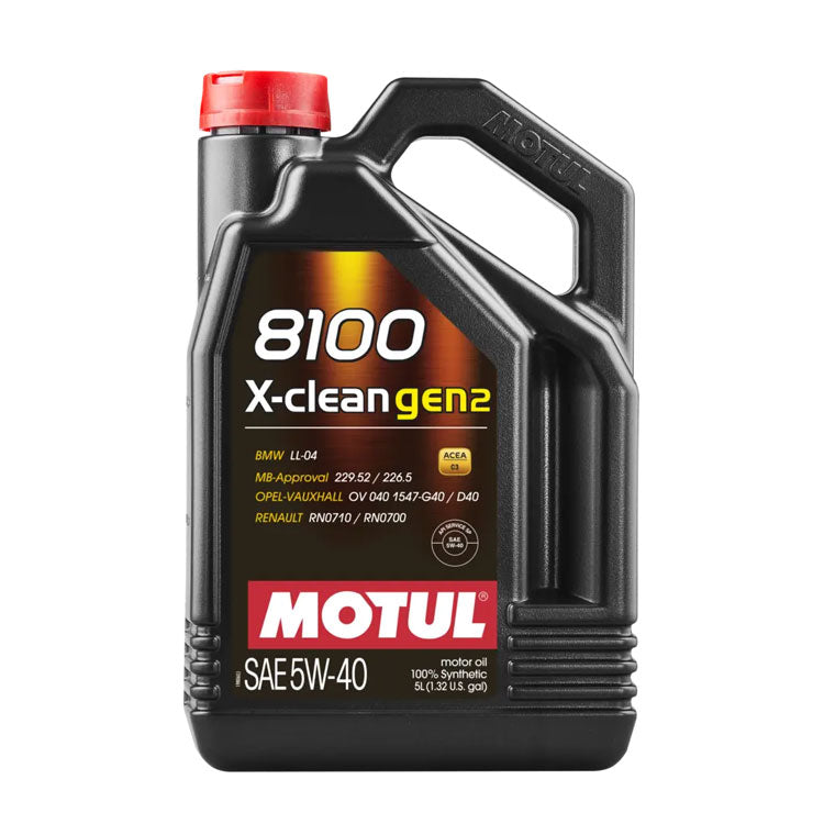 MOTUL 8100 X-CLEAN GEN2 5W40 (5 LITER)