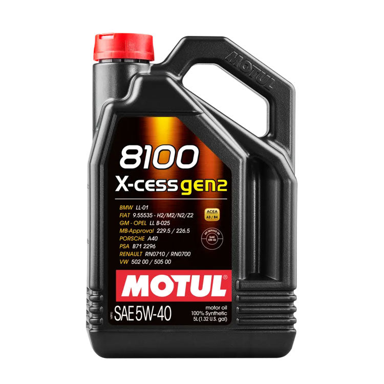 MOTUL 8100 X-CESS GEN2 5W40 (5 LITER)