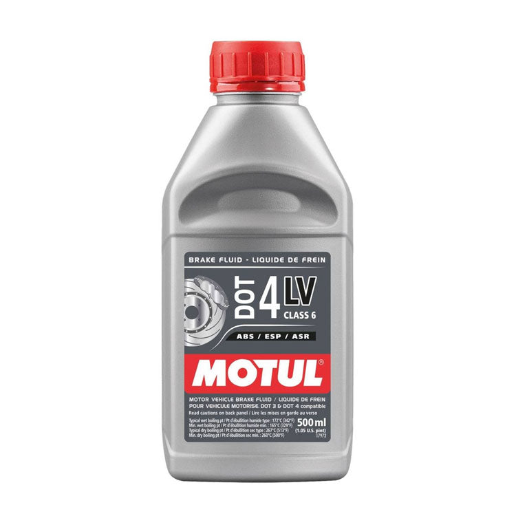 MOTUL DOT 4 LV BRAKE FLUID (.5 LITER)