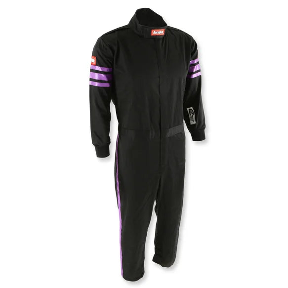 RaceQuip Purple Trim SFI-1 JR. Suit - Kids XSM