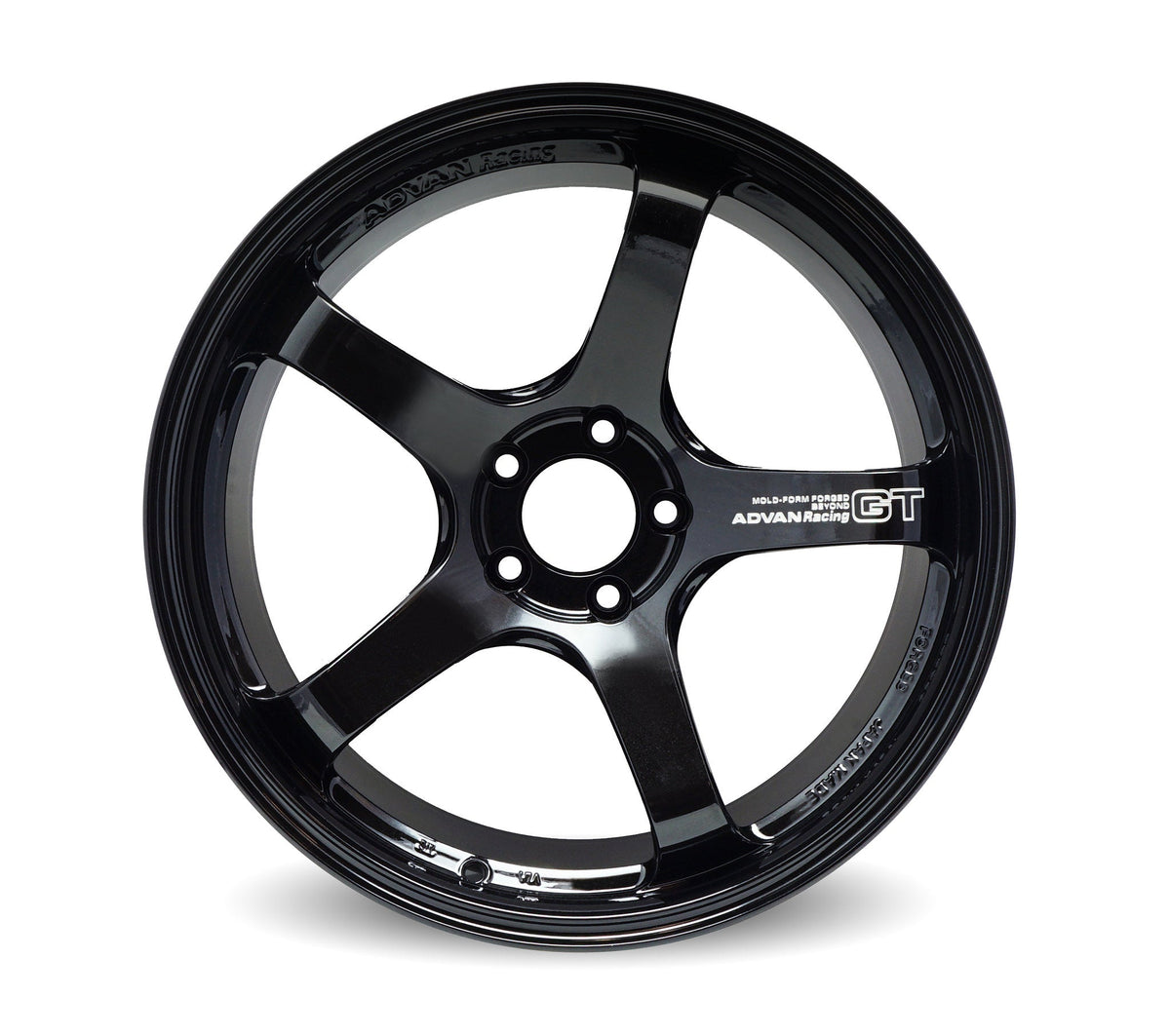 Advan Racing GT Beyond - 18x9.5 +22 / 18x10.5 +34 / 5x120 - Racing Titanium Black *Set of 4*