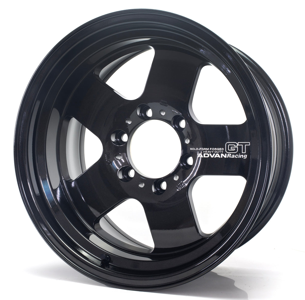 Advan Racing GT Heavy Duty - 17x8.5 / -10 / 6x139.7 - Racing Titanium Black *Set of 4*