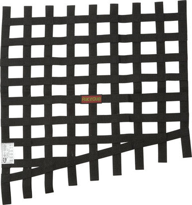 RaceQuip Black Drag 24 To 18 X 23 SFI Rib Net