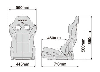 BRIDE GIAS III Reclining Seat