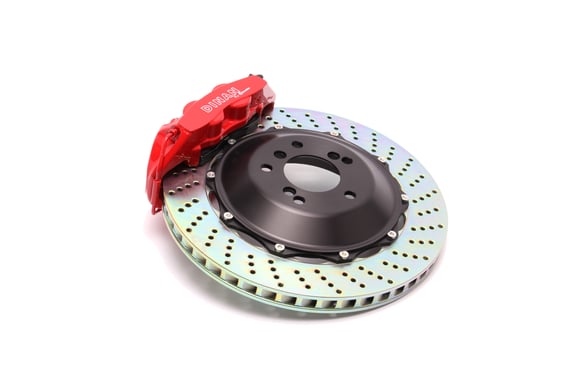 Dinan 12-20 BMW 3/4-Series (F30/F32/F33/F34/F36) RWD M-Sport/Red Caliper/Drilled Brake Set - Rear