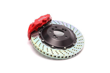 Dinan 97-03 BMW 5-Series (E39) Red Caliper/Drilled Brake Set - Front