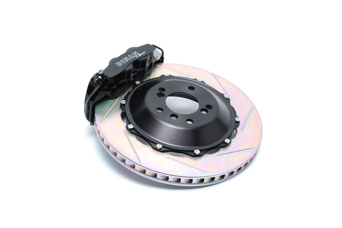 Dinan 01-06 BMW 3-Series (E46) Black Caliper/Slotted Brake Set - Rear
