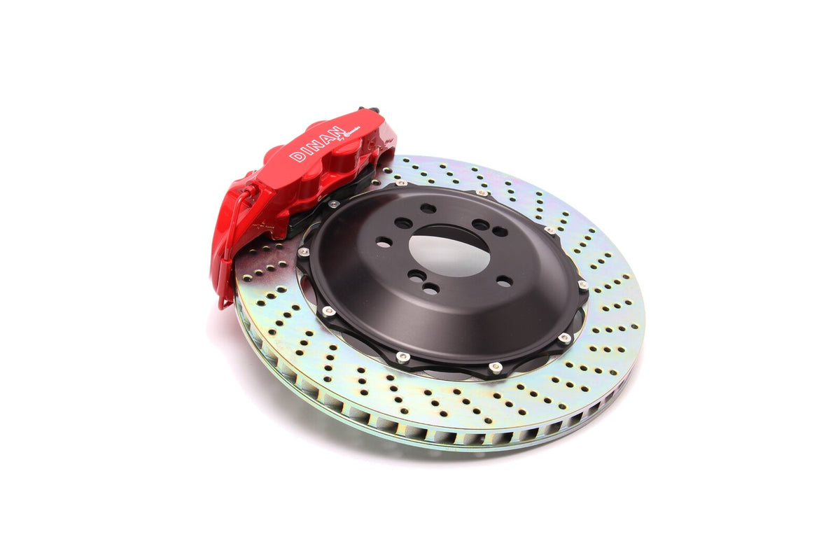 Dinan 06-13 BMW 3-Series (E90/E92/E93) Red Caliper/Drilled Brake Set - Front (D290-0911-RD)