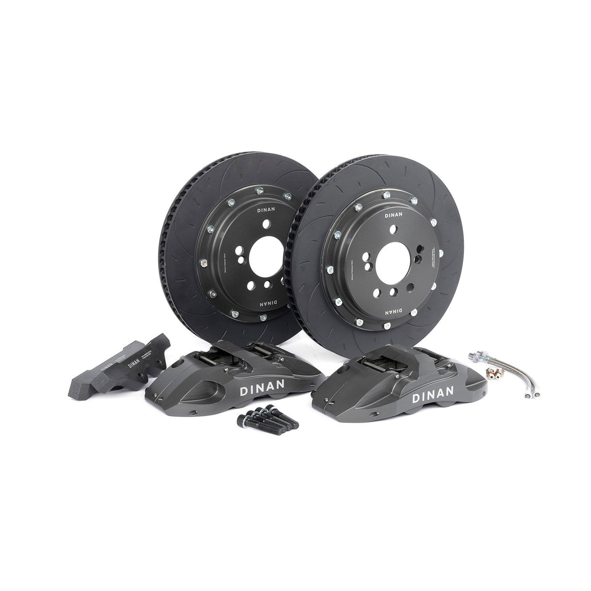 Dinan 14-16 BMW 228i Front Big Brake Kit - 370x32mm 4 Piston - Grey