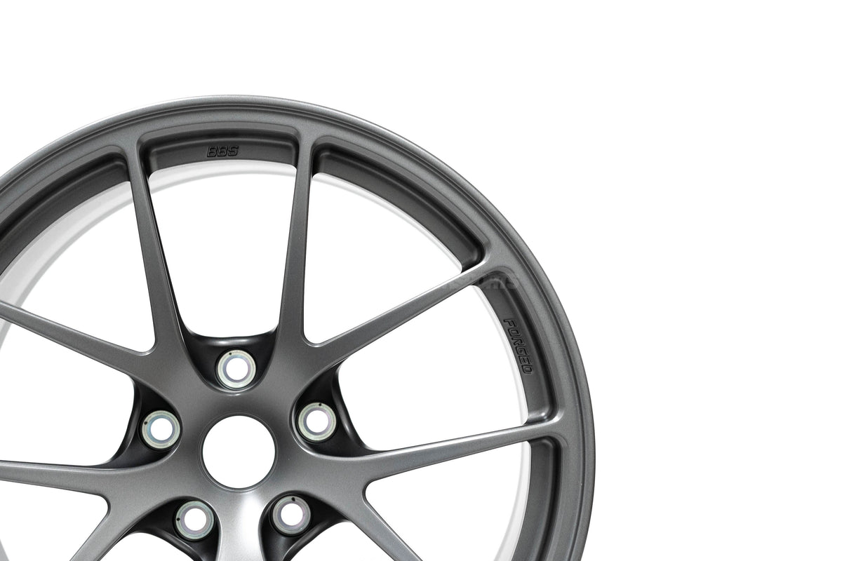 BBS RI-A - 18x10.5 +22 / 18x11 +37 / 5x120 - Matte Graphite (F80 M3 / F82 M4 / F87 M2 Fitment) *Set of 4*