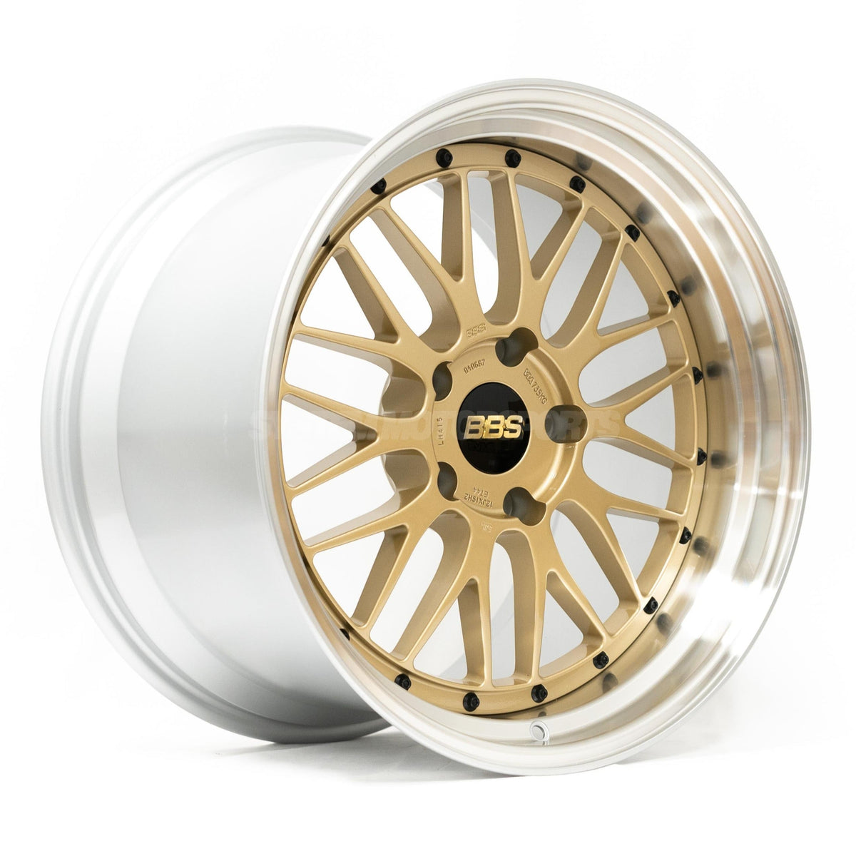 BBS LM - 19x8.5 +55 5x130, Gold w/ Diamond Cut Rim (LM116GPK)