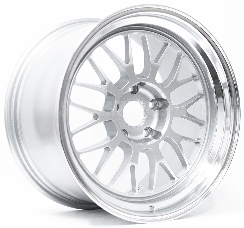 Volk Racing 21A - 18x9.5 +22 / 18x10.5 +22 / 5x120 - Silver / Rim DC (BMW E90 M3 / E92 M3 / E93 M3 Fitment) *Set of 4*