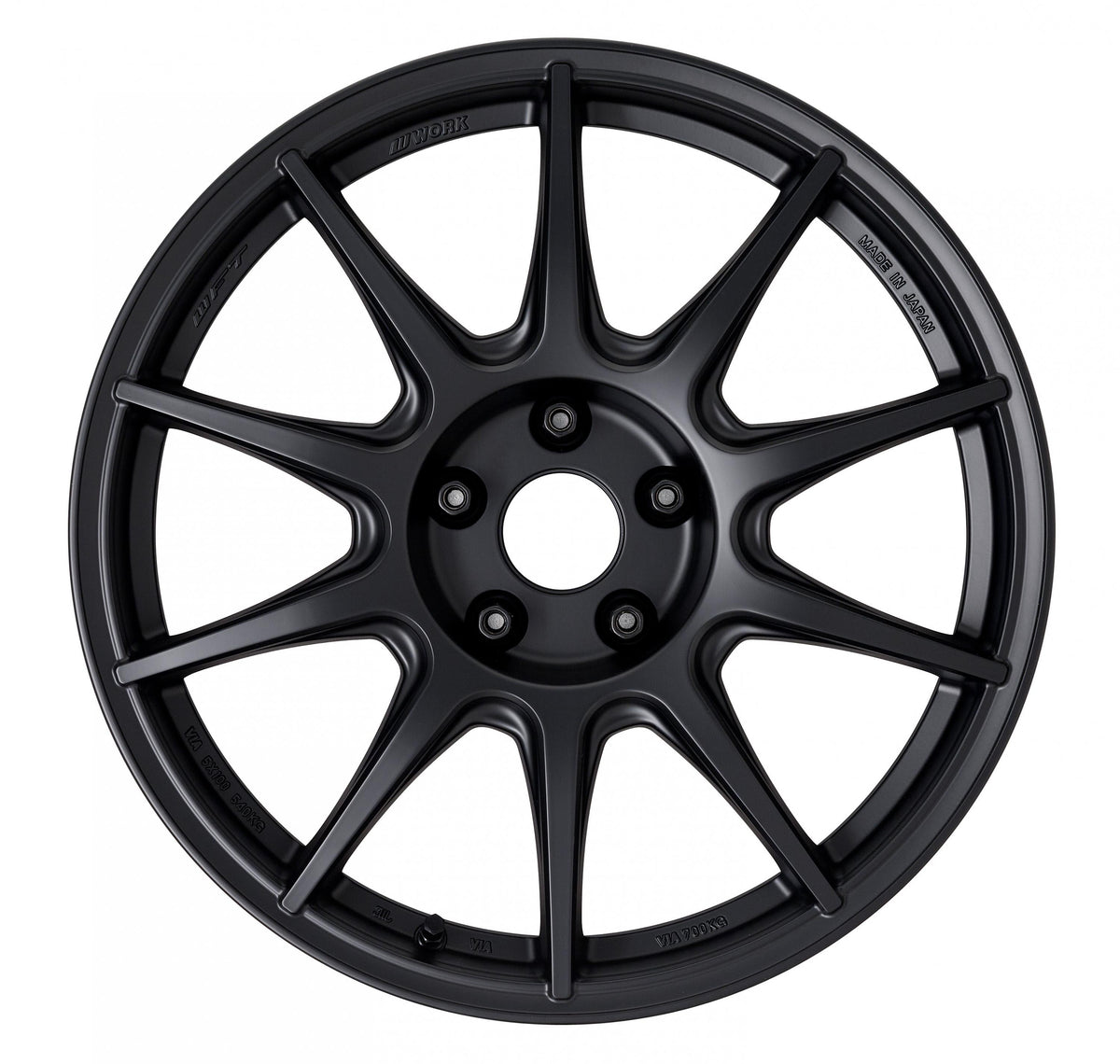 Work M.C.O Racing - 18x10.5 / +12 / 5x114.3 - Matte Black *Set of 4*