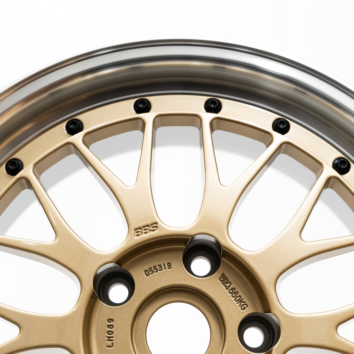BBS LM - 17x8 / +40 / 5x120 - Gold w/ Diamond Cut Rim (E36 M3 Fitment) *Set of 4*