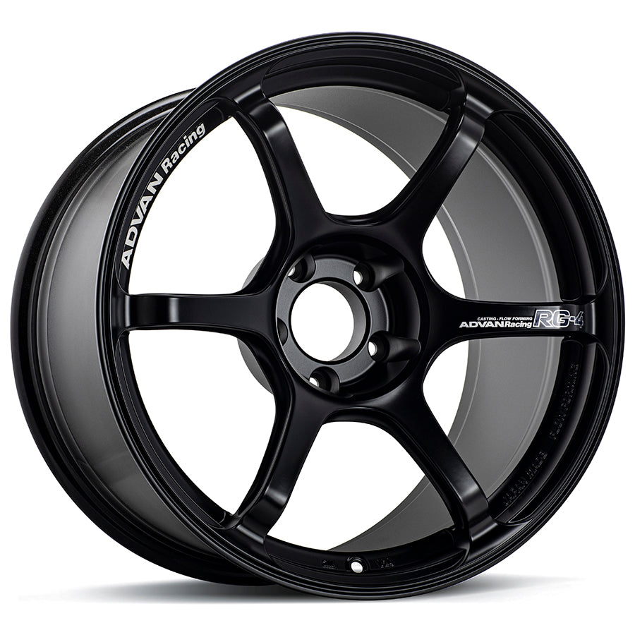 Advan RG-4 - 18x9.5 / +38 / 5x114.3 - Semigloss Black *Set of 4*