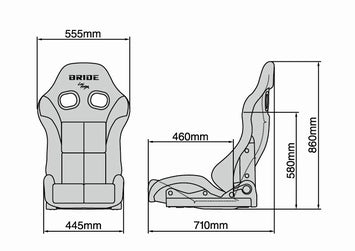 BRIDE Stradia III REIMS Reclining Seat