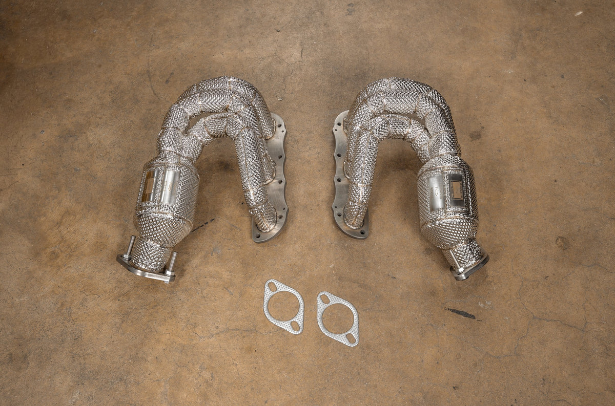 Valvetronic Designs Porsche 981 Boxster / Cayman 400 Cell Catted Headers