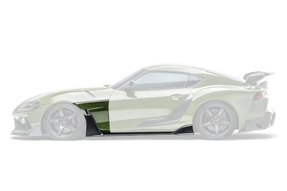 ADRO A90 Supra Carbon Side Skirt Set V2