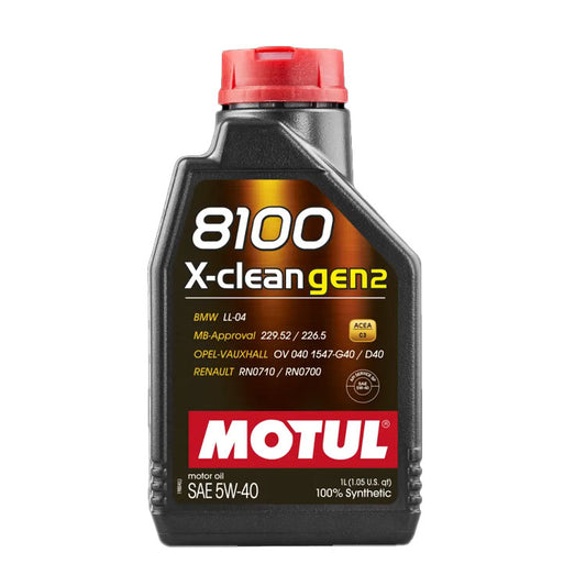 MOTUL 8100 X-CLEAN GEN2 5W40 (1 LITER)