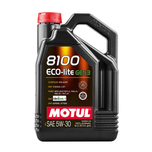MOTUL 8100 ECO-LITE GEN3 5W30 (5 LITER)