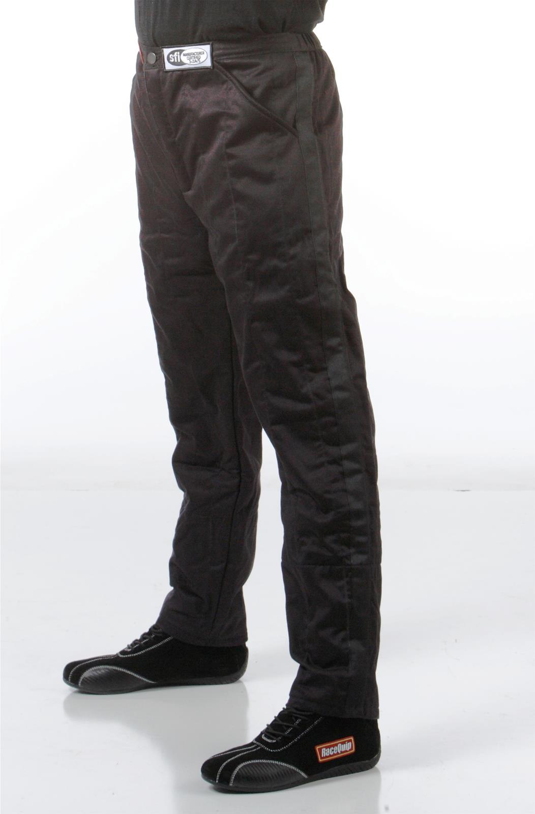 RaceQuip Black SFI-5 Pants