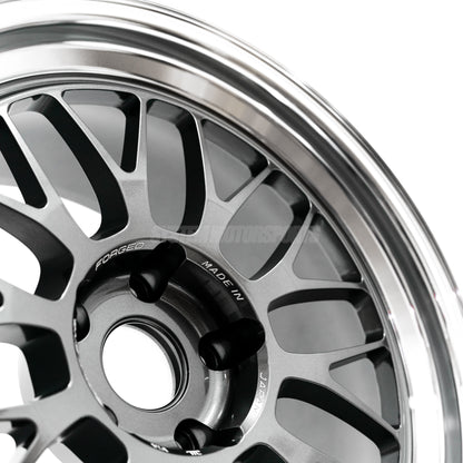 Volk Racing 21A - 18x9.5 / +20 / 5x114.3 - Dark Gunmetal / Rim DC *Set of 4*