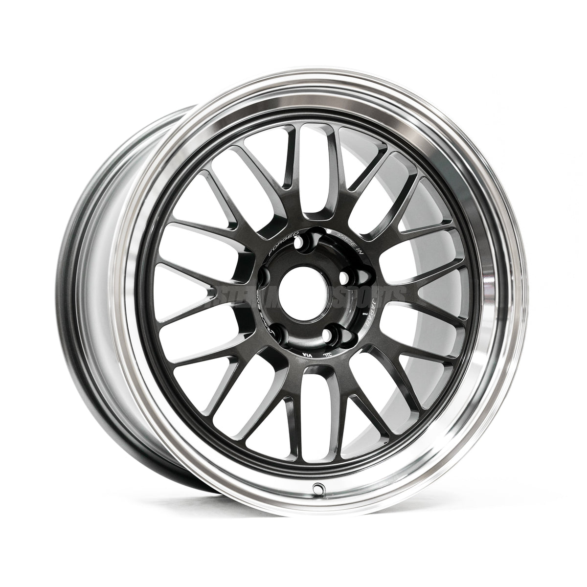 Volk Racing 21A - 18x9.5 / +20 / 5x114.3 - Dark Gunmetal / Rim DC *Set of 4*