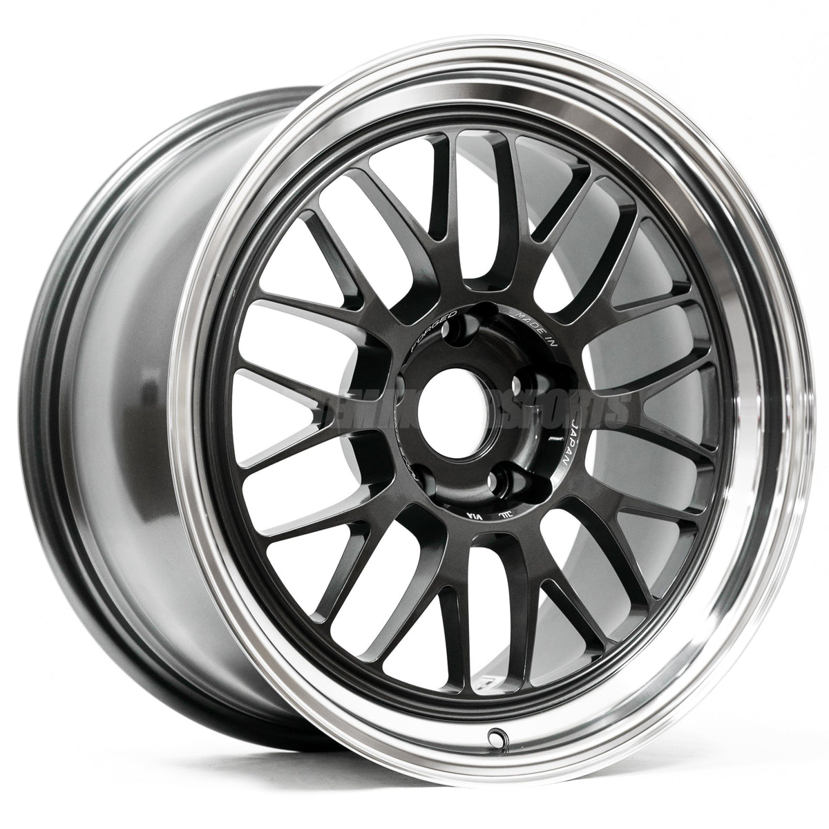 Volk Racing 21A - 18x9.5 / +20 / 5x114.3 - Dark Gunmetal / Rim DC *Set of 4*