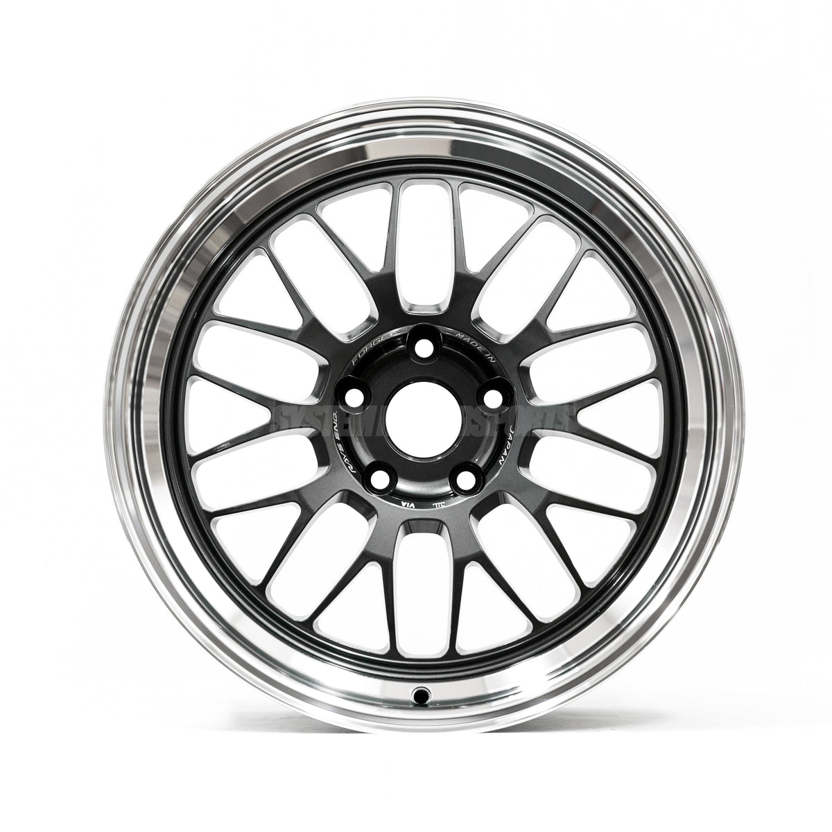 Volk Racing 21A - 18x9.5 / +20 / 5x114.3 - Dark Gunmetal / Rim DC *Set of 4*