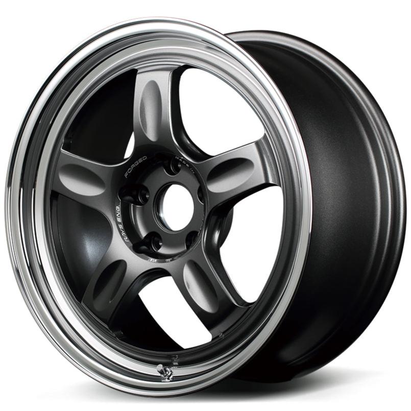 Volk Racing 21C - 18x9.5 / +20 / 5x120 - Dark Gunmetal / Rim DC *Set of 4*