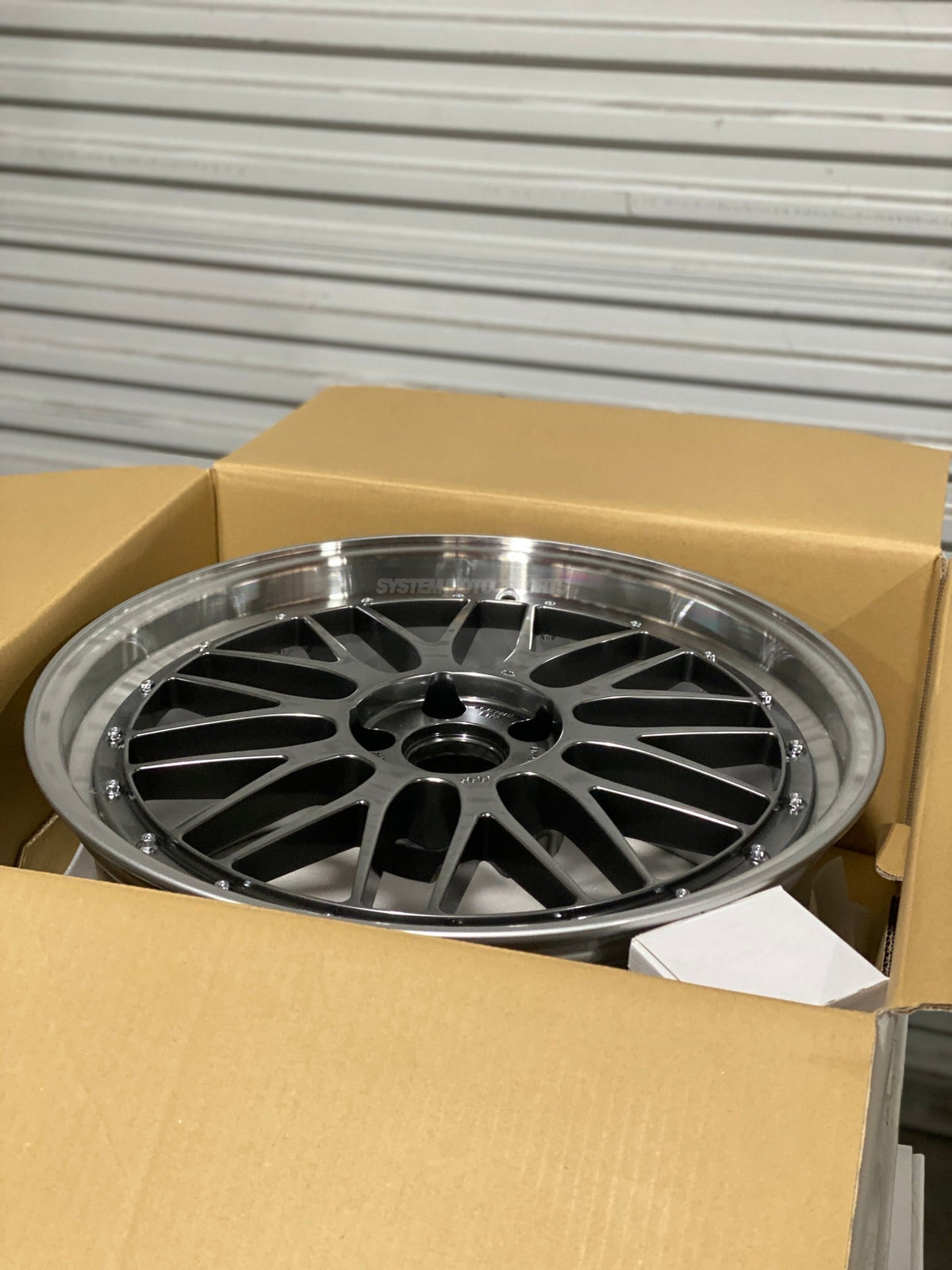 BBS LM - 20x9 / 5x114.3 - Diamond Black w/ Diamond Cut Rim (Tesla Model 3 / Tesla Model Y Fitment) *Set of 4*