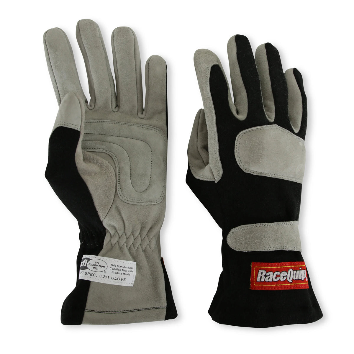 RaceQuip Black Basic Race Glove