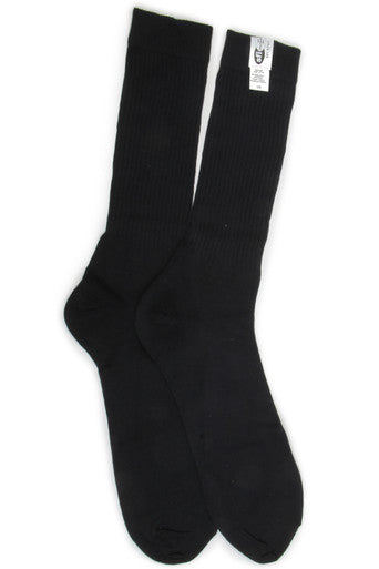 RaceQuip Black SFI 3.3 Fr Socks Large 10-11