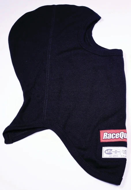 RaceQuip Black SFI 3.3 Fr Two Layer Hood
