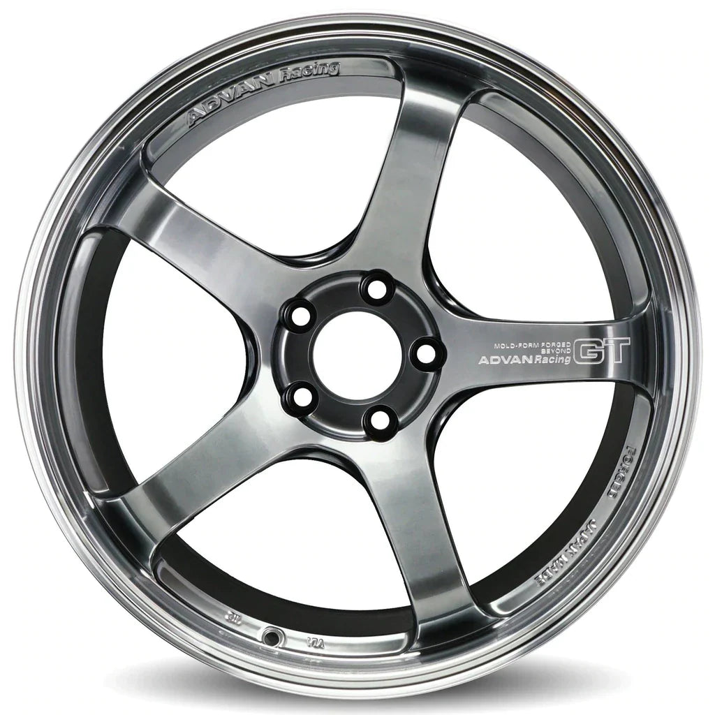 Advan Racing GT Beyond - 19x9.5 +22 / 19x10.5 +34 / 5x120 - Machining & Racing Hyper Black (F80 M3 / F82 M4 / F87 M2 Fitment) *Set of 4*
