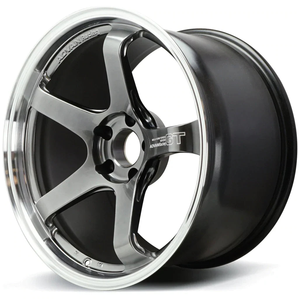Advan Racing GT Beyond - 19x9.5 +22 / 19x10.5 +34 / 5x120 - Machining & Racing Hyper Black (F80 M3 / F82 M4 / F87 M2 Fitment) *Set of 4*
