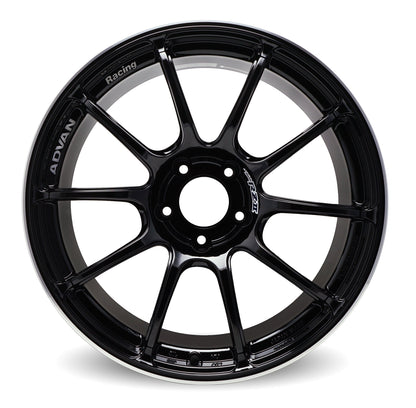 Advan RZII - 17x9 +45 5x114.3 - Racing Gloss Black & Ring *Set of 4*