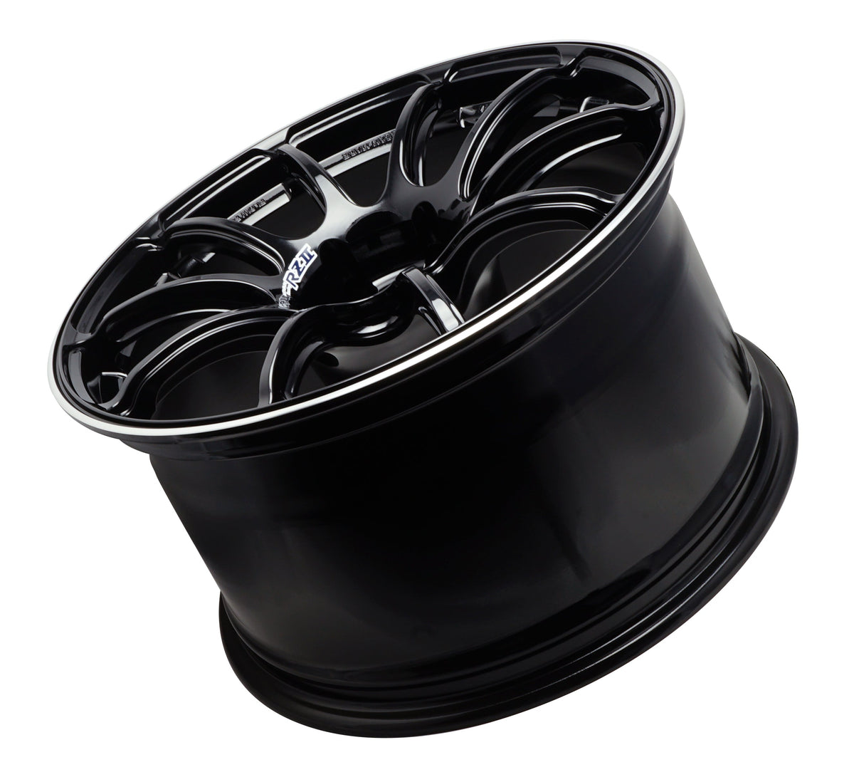 Advan RZII - 17x9 +45 5x114.3 - Racing Gloss Black & Ring *Set of 4*