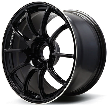 Advan RZII - 17x9 +45 5x114.3 - Racing Gloss Black & Ring *Set of 4*