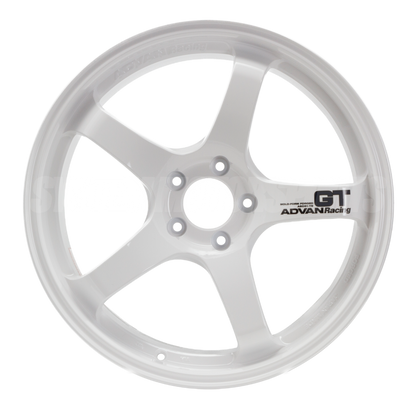 Advan Racing GT - 18x9.5 / +45 / 5x114.3 - Racing White *Set of 4*