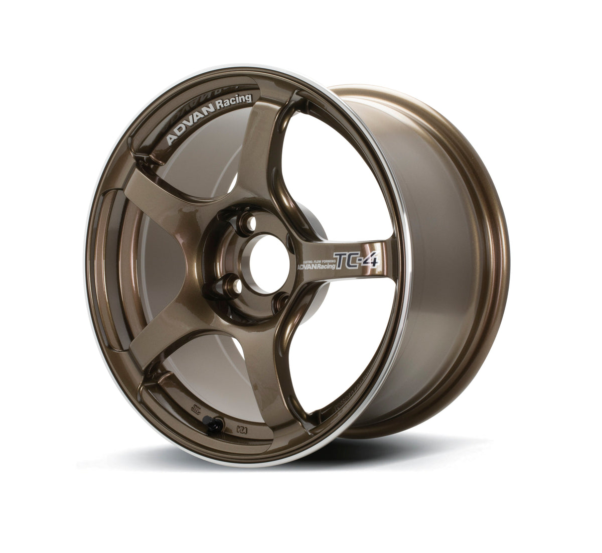 Advan TC-4 - 18x9.5 / +45 / 5x100 - Racing Umber Bronze & Ring *Set of 4*