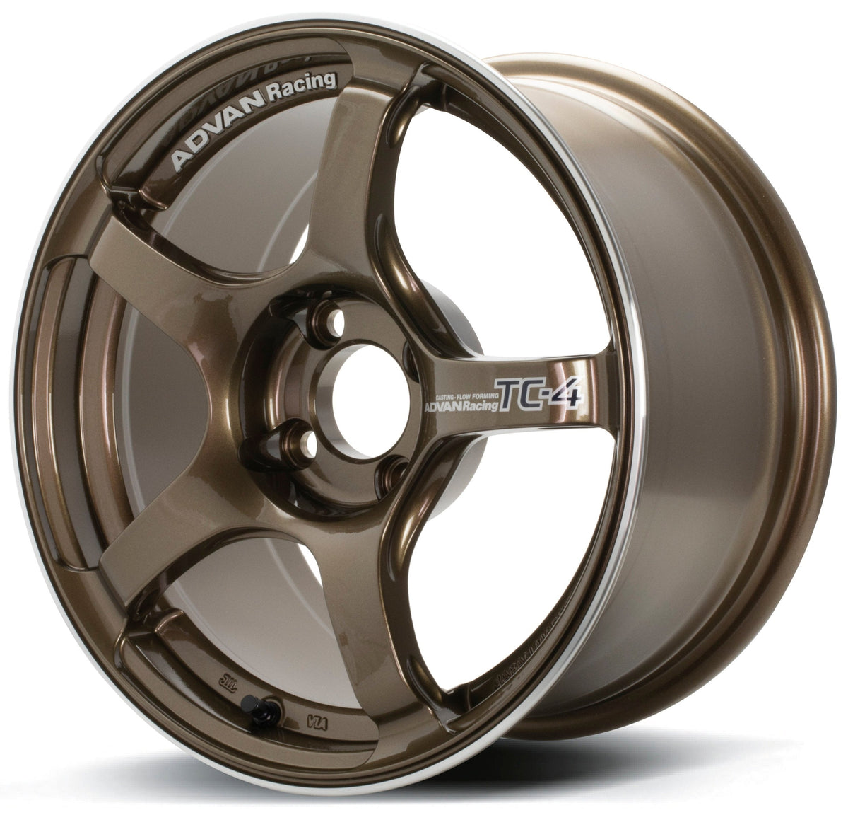 Advan TC-4 - 17x9.5 / +50 / 5x114.3 -  Umber Bronze Metallic & Ring *Set of 4*