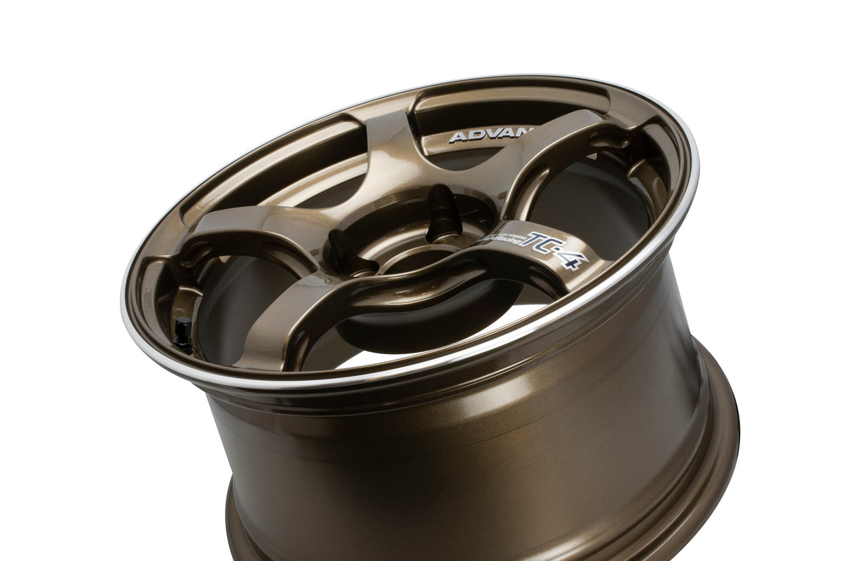 Advan TC-4 - 18x9.5 / +45 / 5x100 - Racing Umber Bronze & Ring *Set of 4*