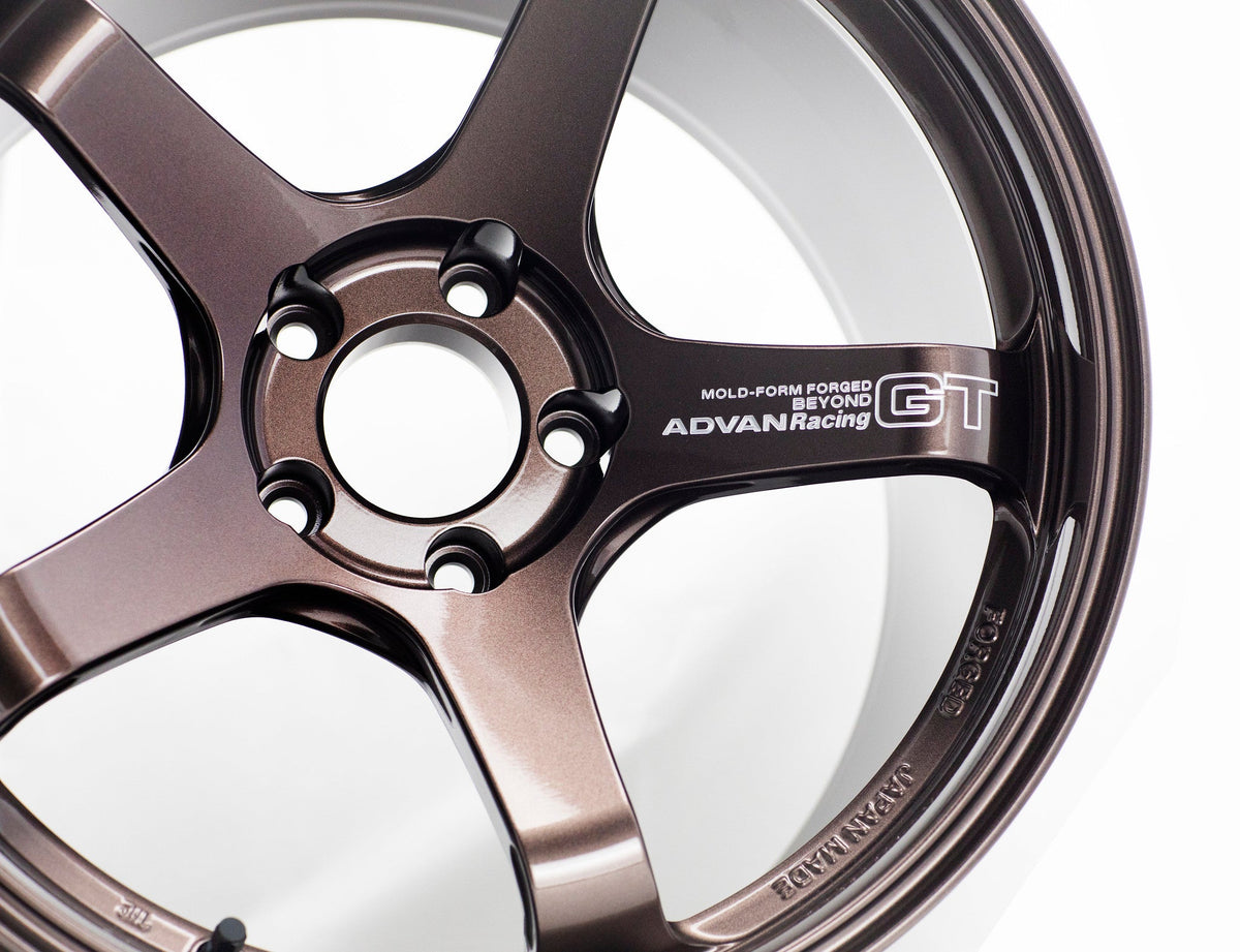 Advan Racing GT Beyond - 19x9.5 +25 / 19x10.5 +32 / 5x112 - Racing Copper Bronze *Set of 4*