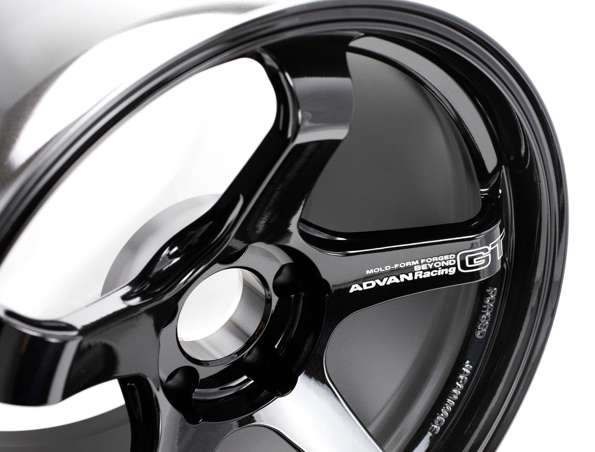 Advan Racing GT Beyond - 19x9.5 +25 / 19x10.5 +32 / 5x112 - Racing Titanium Black *Set of 4*