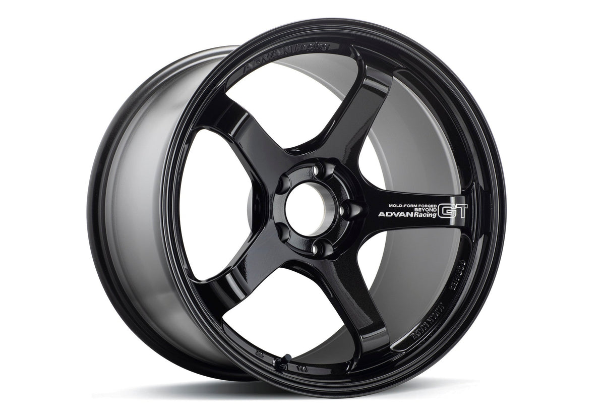Advan Racing GT Beyond - 19x9.5 +25 / 19x10.5 +32 / 5x112 - Racing Titanium Black *Set of 4*