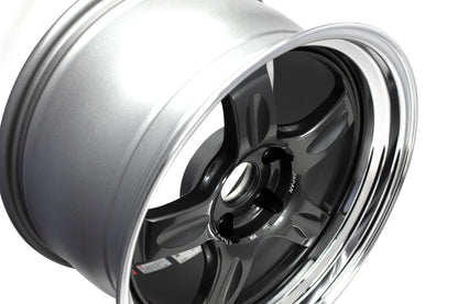 Volk Racing 21C - 18x10.5 +0 5x114.3 - Dark Gunmetal / Rim DC *Set of 4*