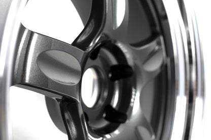 Volk Racing 21C - 18x10.5 +0 5x114.3 - Dark Gunmetal / Rim DC *Set of 4*